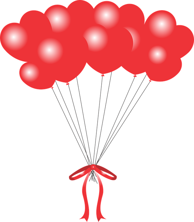 red balloons
