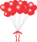 red balloons