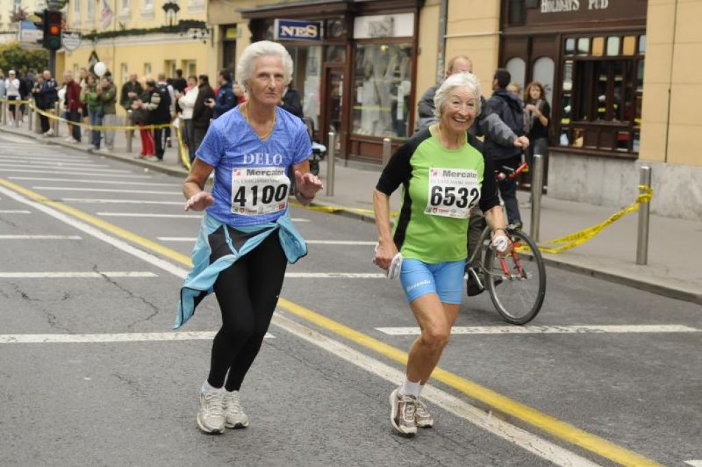 Helena Žigon in Kazimira Lužnik. Maratonki in srčni tekačici.